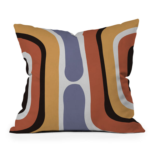 Alisa Galitsyna Reverse Shapes II Outdoor Throw Pillow