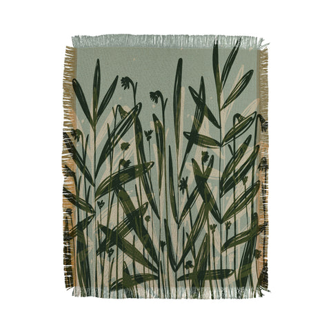 Alisa Galitsyna Summer Grass Throw Blanket