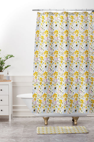 alison janssen So Spring Shower Curtain And Mat