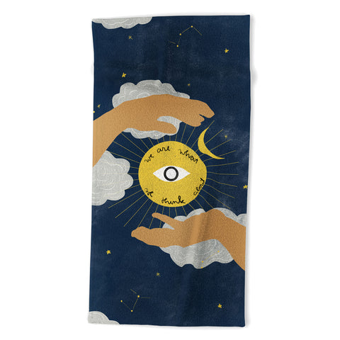 Alja Horvat We Are What We Think About Beach Towel