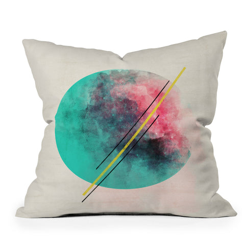 Allyson Johnson Color Explosion Outdoor Throw Pillow
