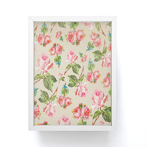 Allyson Johnson Dainty Floral Framed Mini Art Print