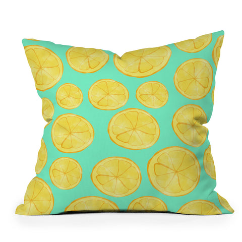 Allyson Johnson Lemons Outdoor Throw Pillow