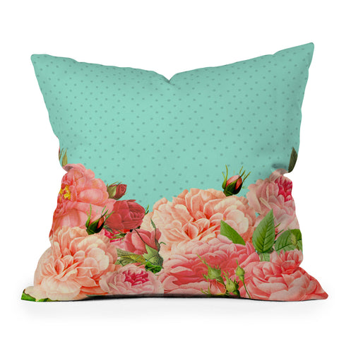 Allyson Johnson Sweetest Floral Outdoor Throw Pillow