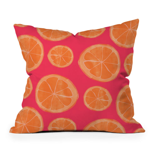 Allyson Johnson What rhymes with orange Outdoor Throw Pillow