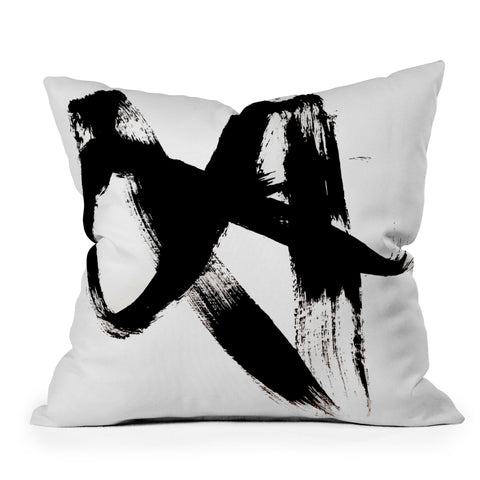 Alyssa Hamilton Art Brushstroke 2 Outdoor Throw Pillow