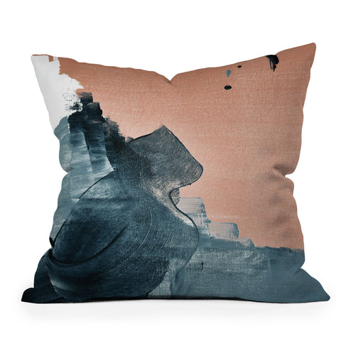 Alyssa Hamilton Art Renew a minimal abstract piece Outdoor Throw Pillow