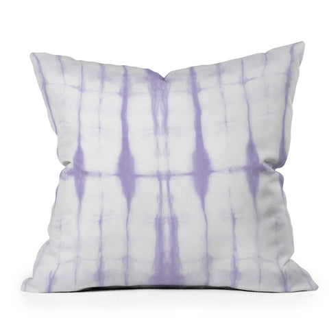 Amy Sia Agadir 2 Pastel Purple Outdoor Throw Pillow
