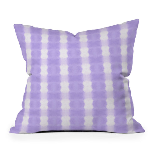 Amy Sia Agadir 5 Pastel Purple Outdoor Throw Pillow
