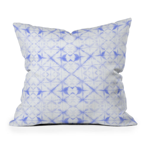 Amy Sia Agadir Pastel Blue Outdoor Throw Pillow