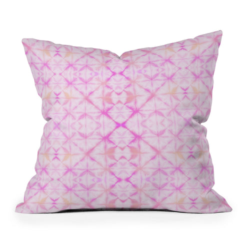 Amy Sia Agadir Pink Outdoor Throw Pillow