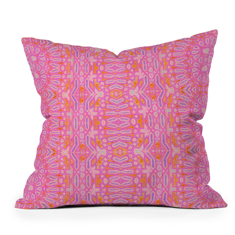 Amy Sia Casablanca Hot Pink Outdoor Throw Pillow
