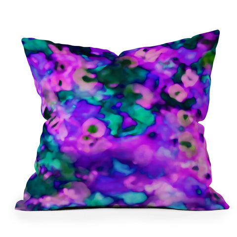 Amy Sia Daydreaming Floral Outdoor Throw Pillow