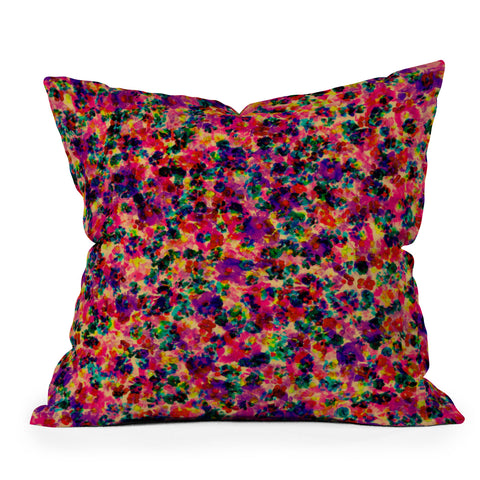 Amy Sia Floral Explosion Outdoor Throw Pillow