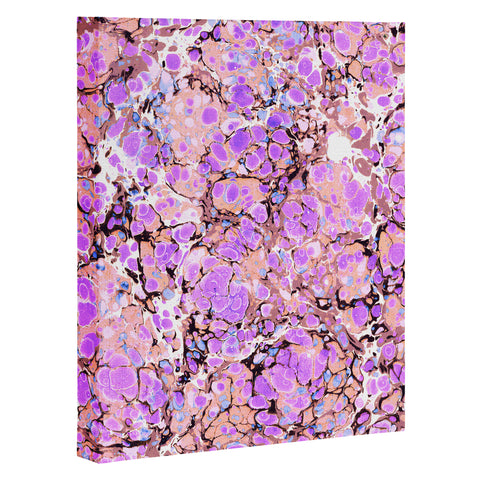 Amy Sia Marble Bubble Lilac Art Canvas