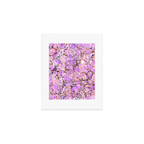 Amy Sia Marble Bubble Lilac Art Print