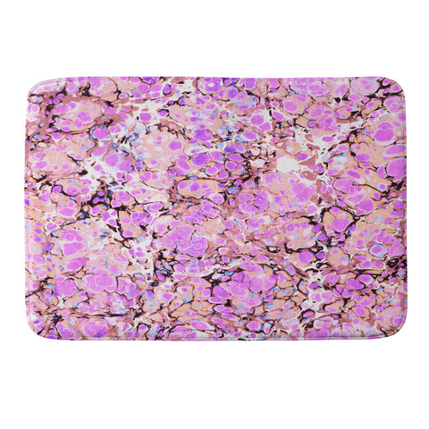 Amy Sia Marble Bubble Lilac Memory Foam Bath Mat