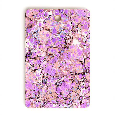 Amy Sia Marble Bubble Lilac Cutting Board Rectangle