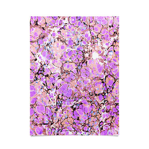 Amy Sia Marble Bubble Lilac Poster