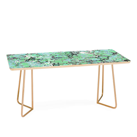 Amy Sia Marble Bubble Mint Coffee Table