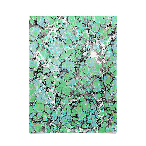 Amy Sia Marble Bubble Mint Poster