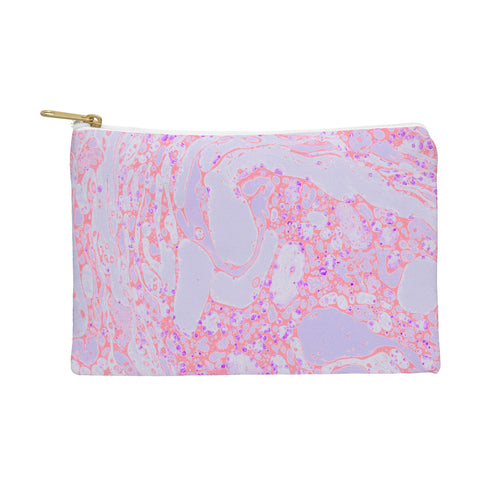 Amy Sia Marble Coral Pink Pouch