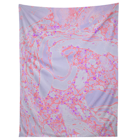 Amy Sia Marble Coral Pink Tapestry