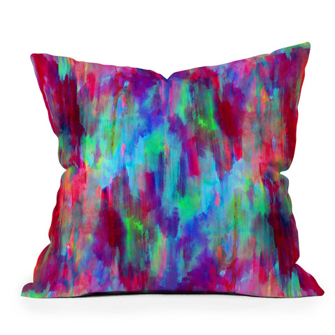 Amy Sia Moving Sunsets Outdoor Throw Pillow