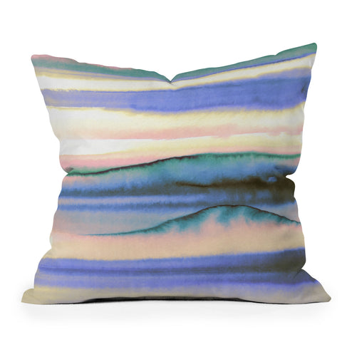 Amy Sia Mystic Dream Pastel Outdoor Throw Pillow