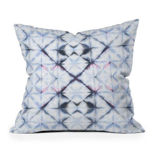 Amy Sia Tangier Slate Blue Outdoor Throw Pillow
