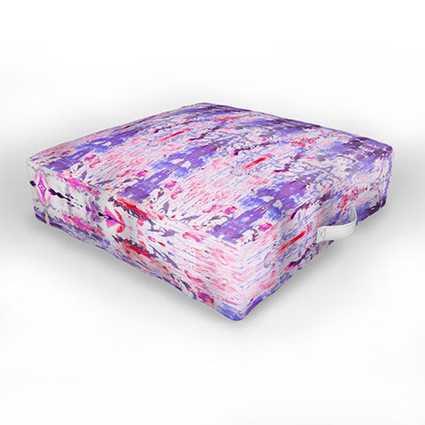 Amy Sia Ubud Purple Outdoor Floor Cushion