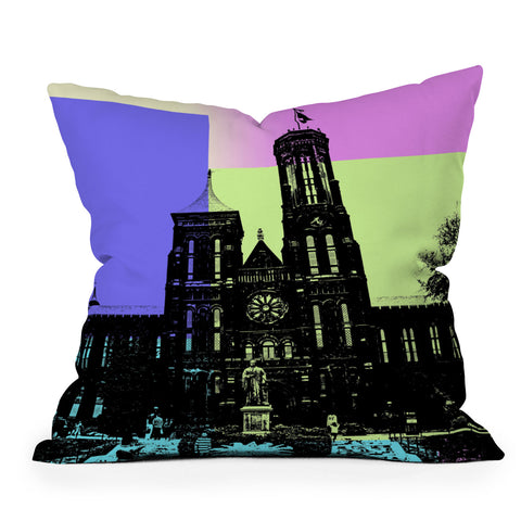 Amy Smith Cathedral Outdoor Throw Pillow