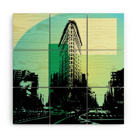 Amy Smith Flat Iron Building New York Wood Wall Mural
