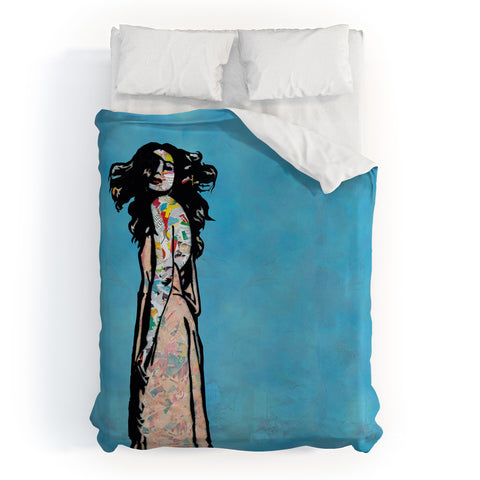 Amy Smith Go with the Flow Duvet Cover
