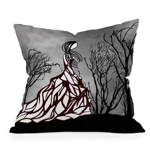 Amy Smith Lost In The Woods Outdoor Throw Pillow