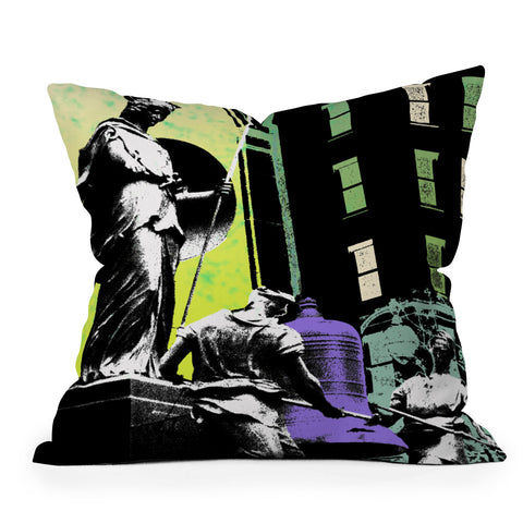 Amy Smith NY Bell Outdoor Throw Pillow