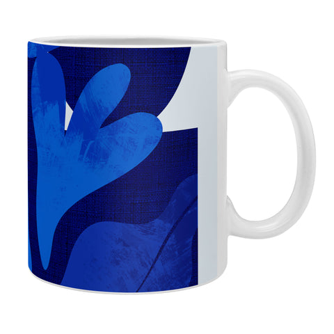 Ana Rut Bre Fine Art geometric shapes in blue Coffee Mug