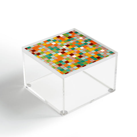 Ana Rut Bre Fine Art little sunny checkers Acrylic Box