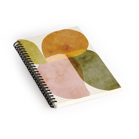 Ana Rut Bre Fine Art organic shapes boho nature Spiral Notebook