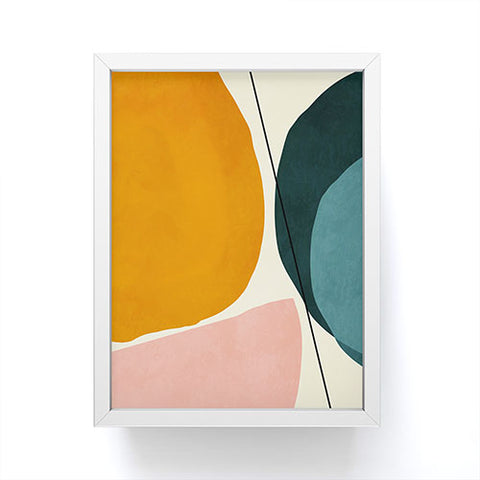 Ana Rut Bre Fine Art shapes geometric minimal paint Framed Mini Art Print