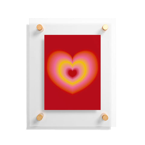 Ana Rut Bre Fine Art valentine red Floating Acrylic Print