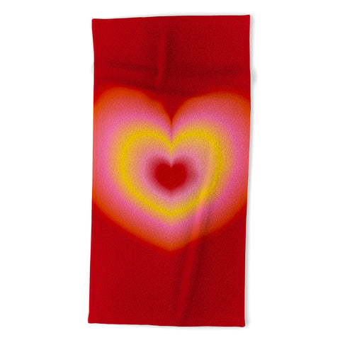Ana Rut Bre Fine Art valentine red Beach Towel