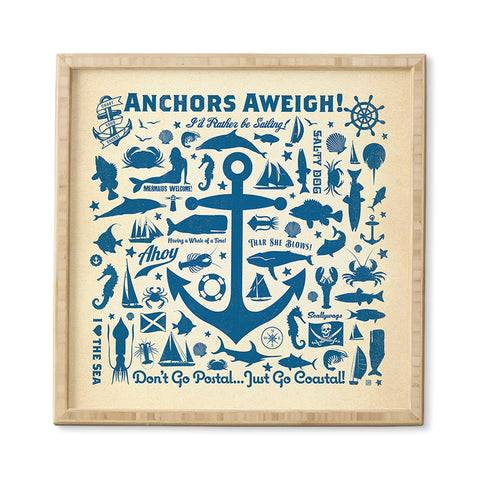Anderson Design Group Anchors Aweigh Framed Wall Art