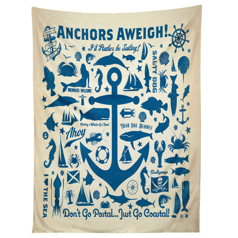 Anderson Design Group Anchors Aweigh Tapestry