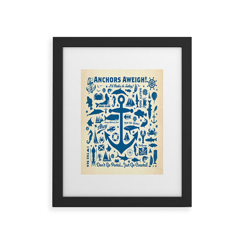 Anderson Design Group Anchors Aweigh Framed Art Print