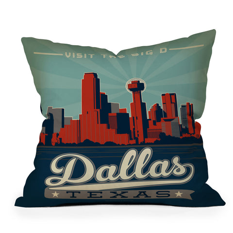 Anderson Design Group Dallas Outdoor Throw Pillow