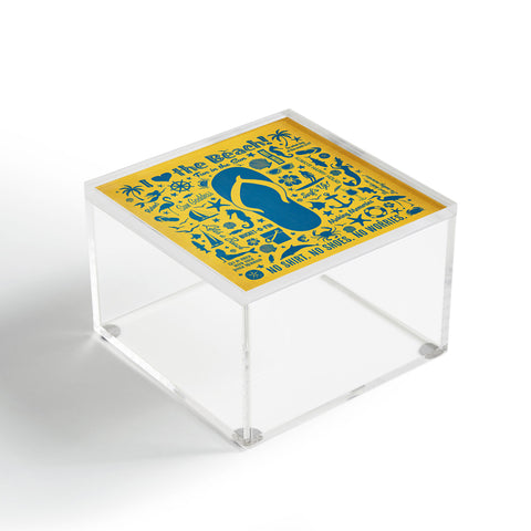 Anderson Design Group Flip Flop Pattern Acrylic Box