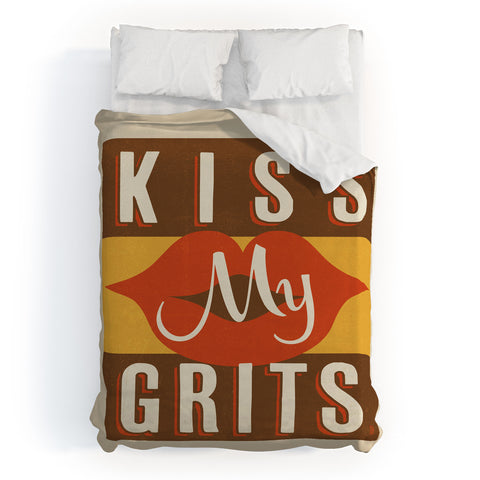 Anderson Design Group Kiss My Grits Duvet Cover