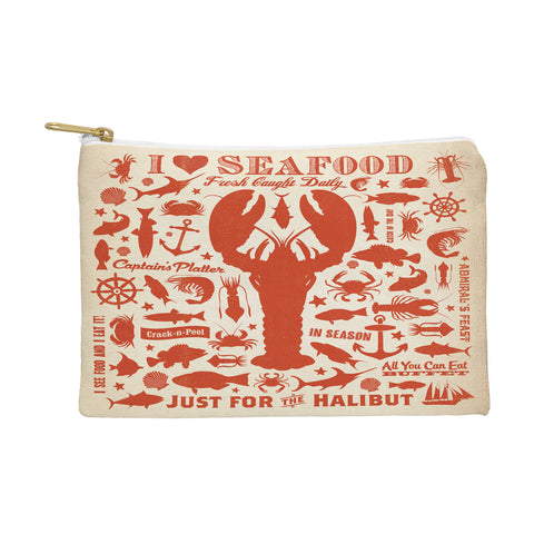 Anderson Design Group Lobster Pattern Pouch