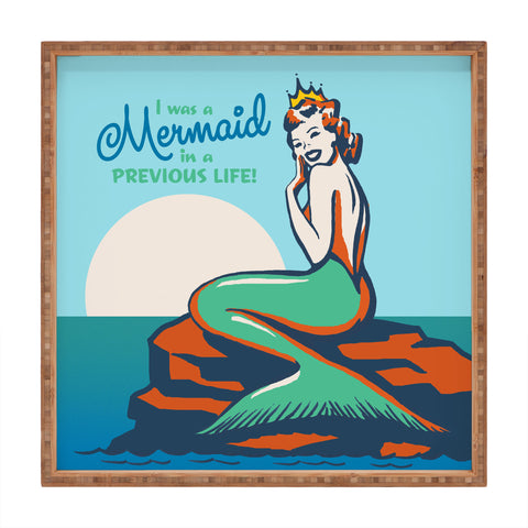 Anderson Design Group Mermaid In A Previous Life Square Tray